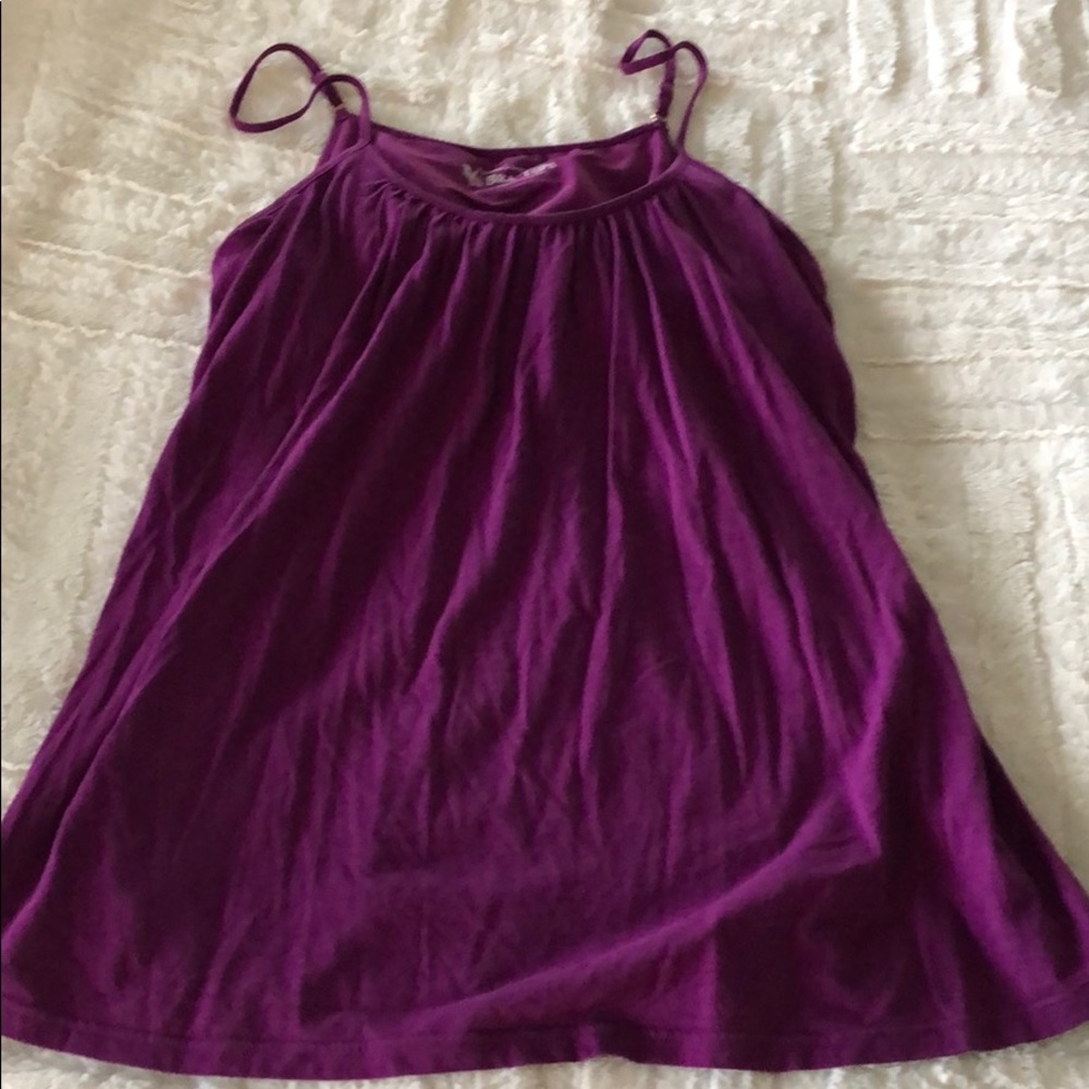 Purple built in bra VS tank